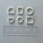 The mini cutters and Eid deboss - 6 shapes cutter and 5 word deboss