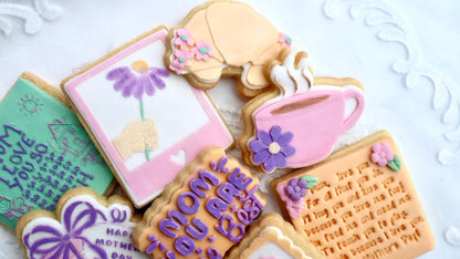 Mother’s Day - flowers - deboss and cutter