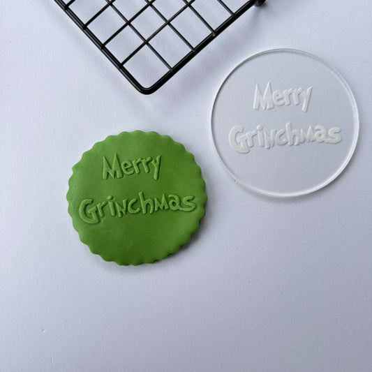 Christmas - Grinch - merry grinchmas - debossing