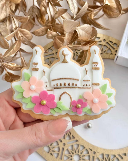 Floral Mosque 3D deboss and matching cutter