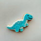 Dinosaur (2) 3d deboss and matching cutter
