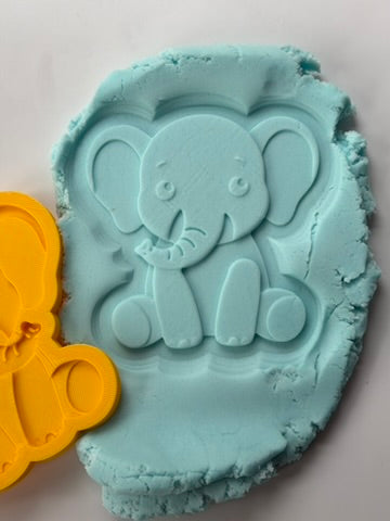 Jungle Safari Elephant 3D Deboss & Matching Cutter