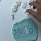 Number set 0 to 8 cookie cutter - times new roman MS1024