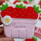 Strawberry Basket 3D deboss and matching cutter