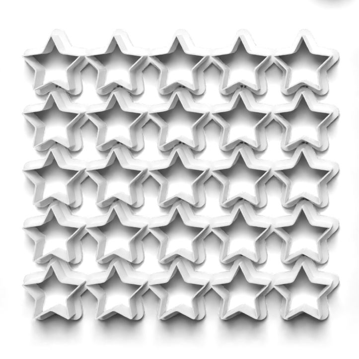 Multicutter star cutter from 2 cm to 6 cm _0969