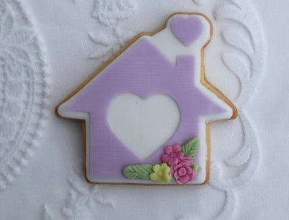 New home heart - deboss + matching cutter