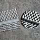 Keffiyeh and Lines deboss - pattern