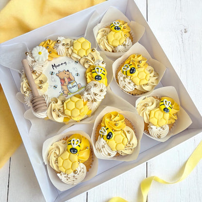 Honey comb pattern - animal - cookie cutter + stamp