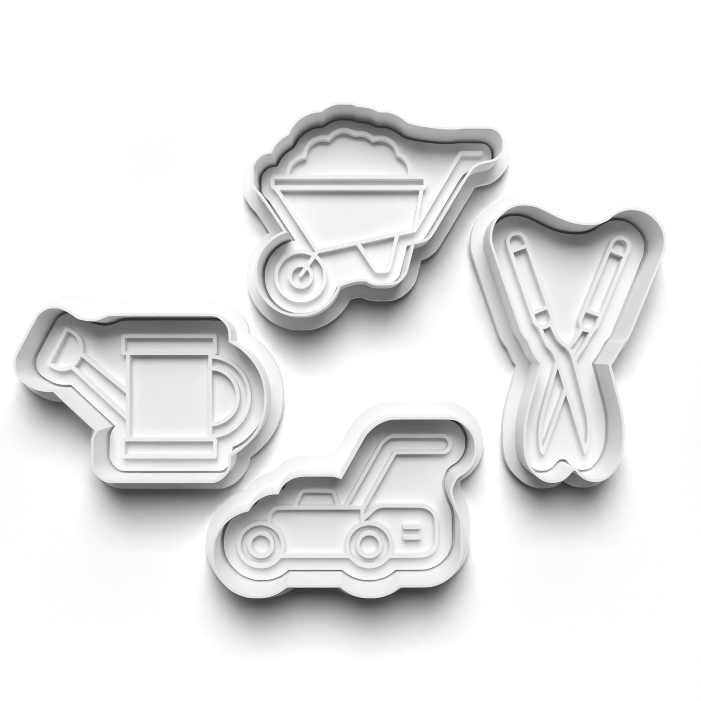 Gardening Theme - stamp and matching cutter 0575