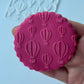 Hot air Balloon deboss pattern - texture