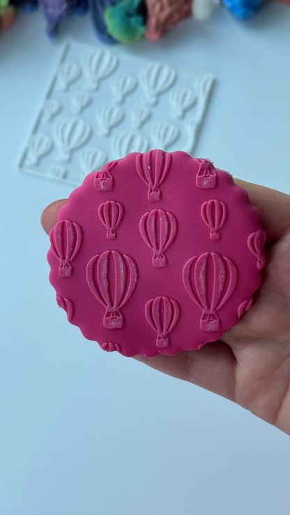 Hot air Balloon deboss pattern - texture