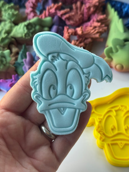 Cartoon inspired cookie cutter + stamp