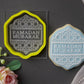 Ramadan / Eid - debossing acrylic + matching cutter - collection 2024 - Ramadan Mubarak