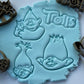 Trolls Set of 4 pcs Cookie Cutters Fondant Cupcake and Cake Decorating UK