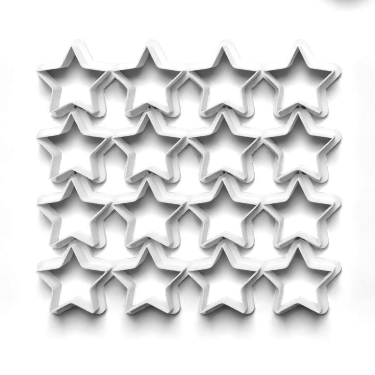 Multicutter star cutter from 2 cm to 6 cm _0969