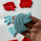 Sonic The Hedgehog-inspired SET OF 4 cookie cutter + stamp