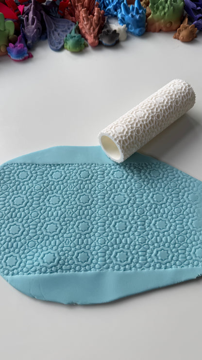 Muslim maroccan inspired Texture roller - rolling pin - pattern MS1010