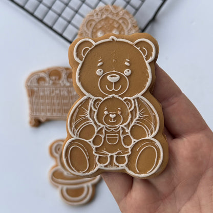 Teddy Bear box 5 Deboss and 4 cutter