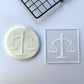 Scales of Justice deboss - Law