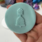 jhumka earring deboss disc for cupcake