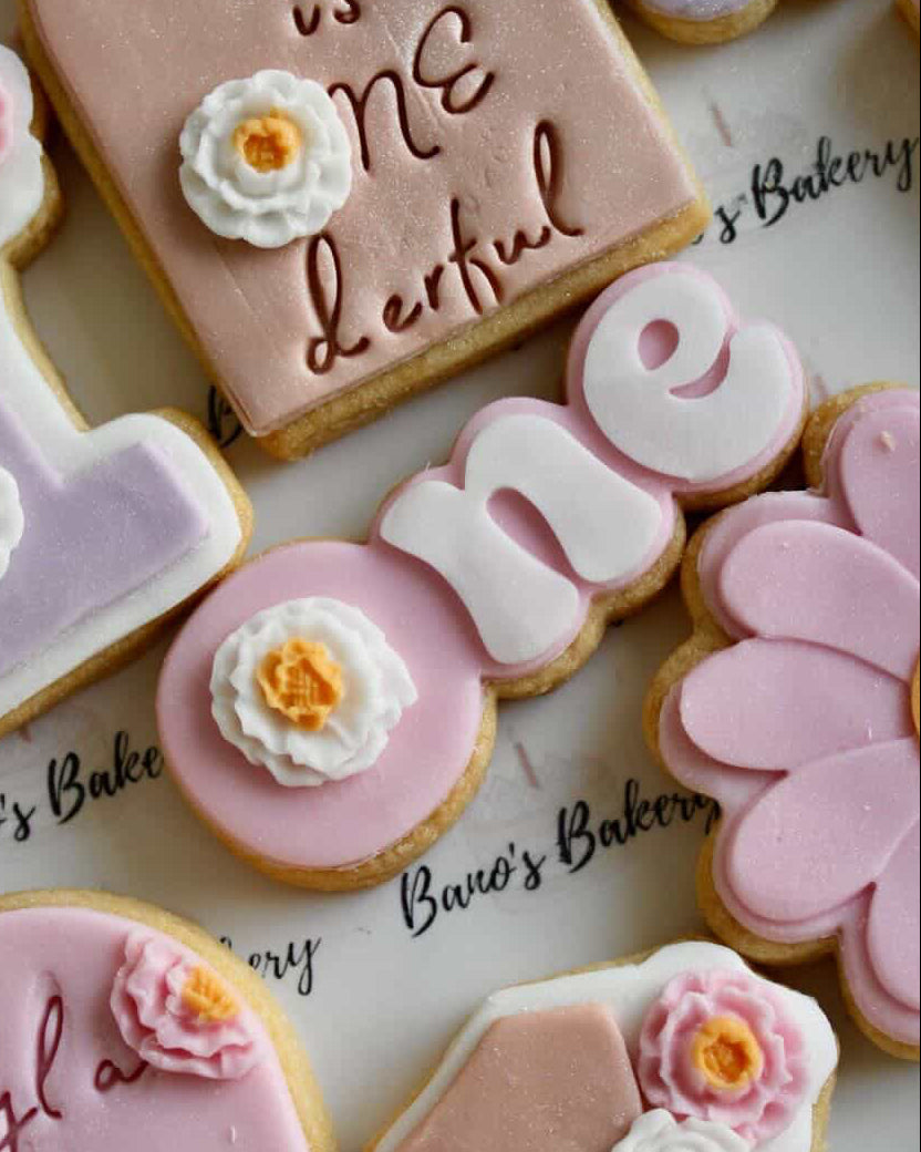 One cookie cutter and matching 3D deboss