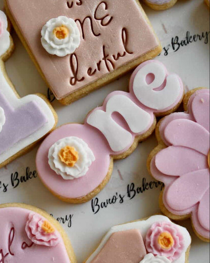One cookie cutter and matching 3D deboss