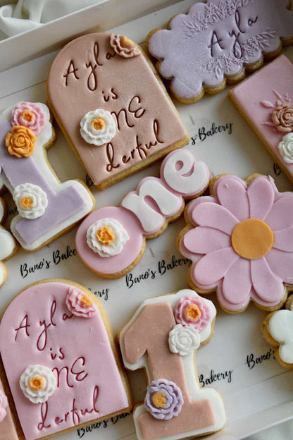 One cookie cutter and matching 3D deboss