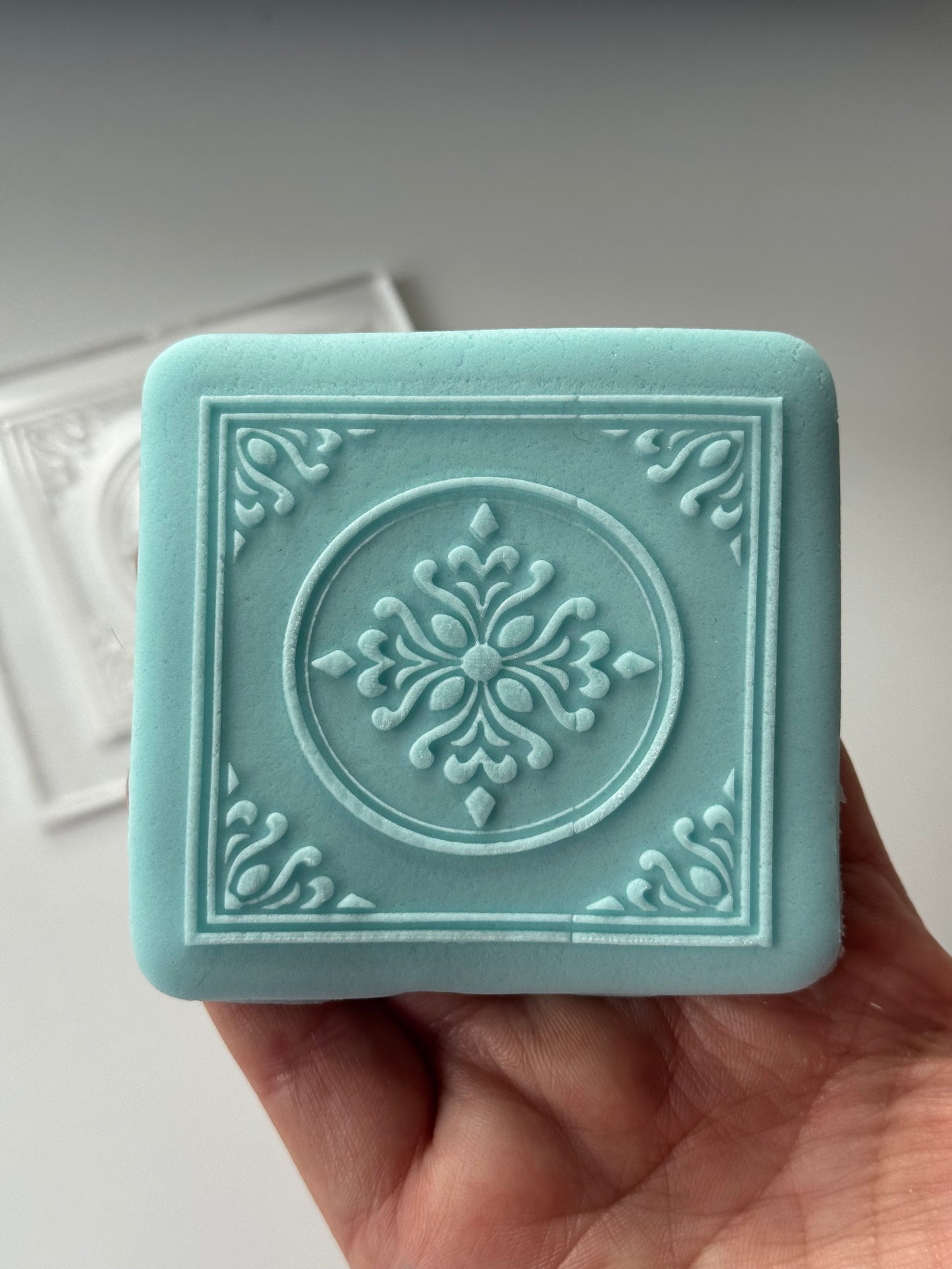 Vintage Ornamental Tile Debossing