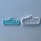 Teacher set cookie cutter and stamp 0653