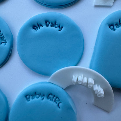 Mini Curved stamp - Baby