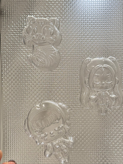 K-pop fantasy demon inspired hunters - chocolate mould