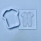 Baby onesie - Debossing + matching cutter - M1013