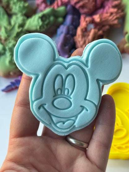 Cartoon inspired cookie cutter + stamp