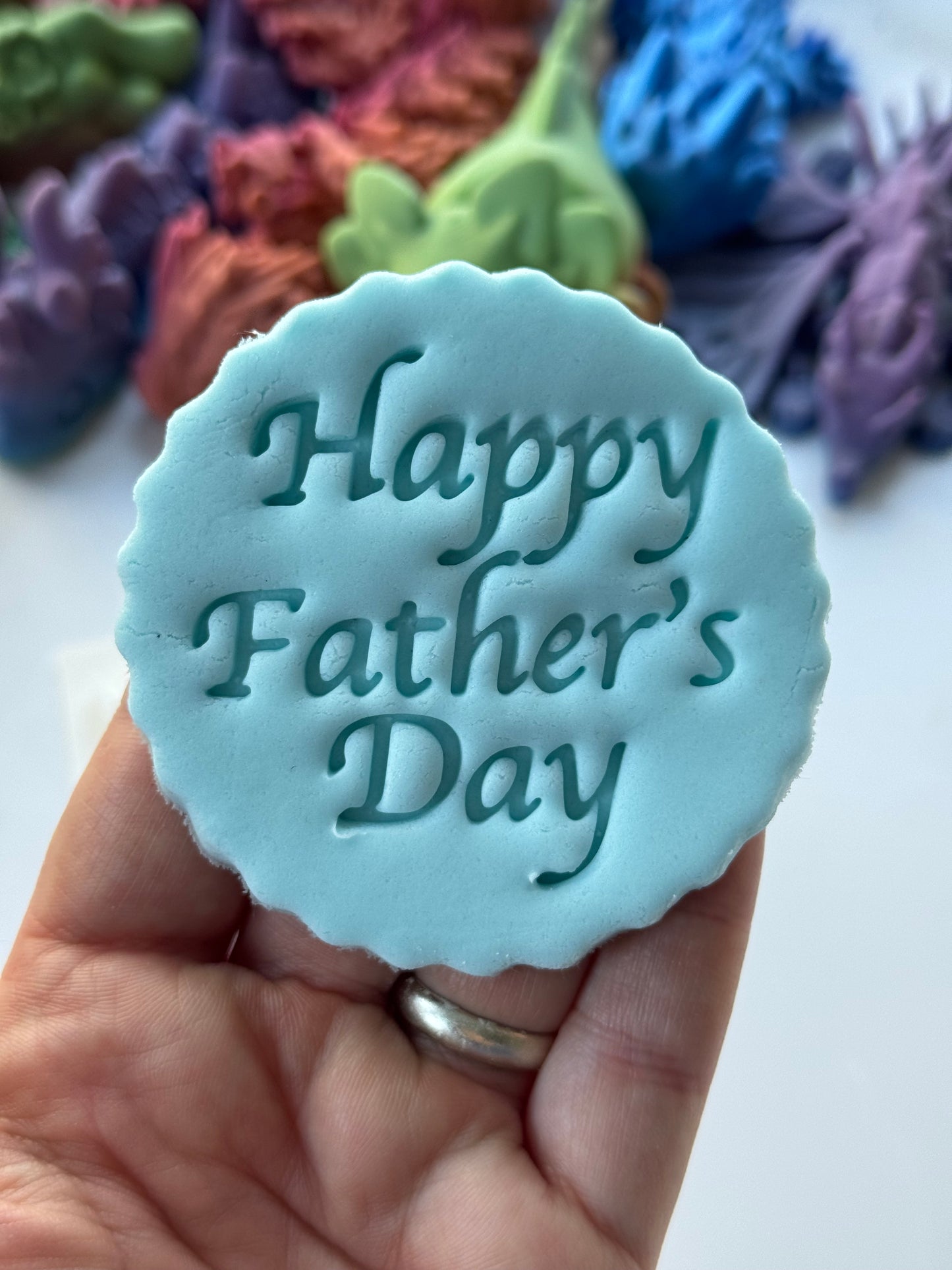 Happy Father's Day - Embossing - stamp (1)