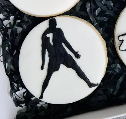 Ronaldo-inspired - football / soccer - debossing acrylic stamp