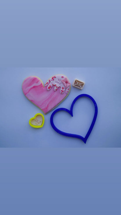 Mini hearts and stamp set
