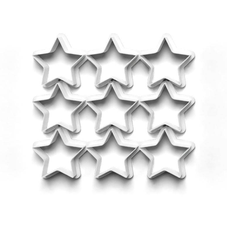 Multicutter star cutter from 2 cm to 6 cm _0969