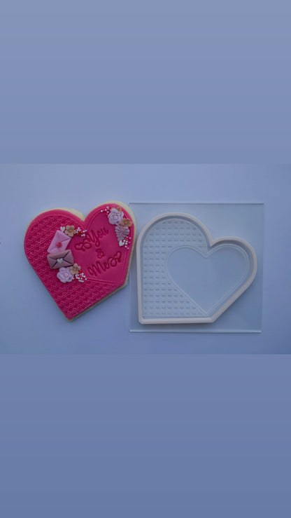 Valentine arch 1 debossing + matching cutter