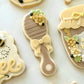 Bee theme - Floral Rattle - 3D deboss and cutter