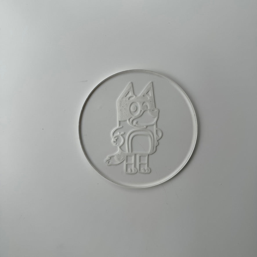 cartoon-inspired Deboss