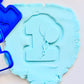 Number one 3D deboss Ballon M1080