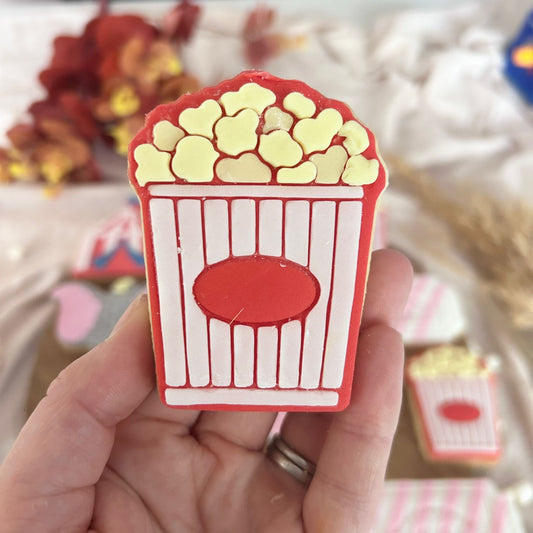 Pop corn - deboss 3D printed and cutter