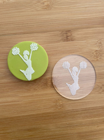 Gymnastic girl deboss MEG cookie cutters