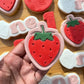 Strawberry birthday stamp and matching cutter - 0625