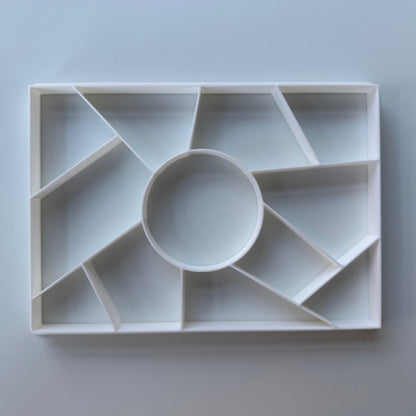 Circle Puzzle Cookie Cutter - multi cutter - M1012