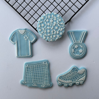soccer box 5 Deboss and 4 cutter