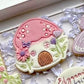 Mushroom Fairy house stamp and cutter M1049
