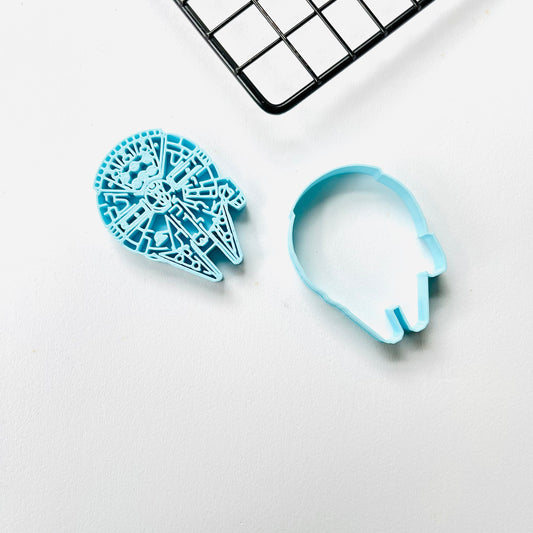 Star Star Wars-INSPIRED - Millenium Falcon - Uk SELLER Biscuit Cookie Cutter Fondant Cake Decorating MEG cookie cutters