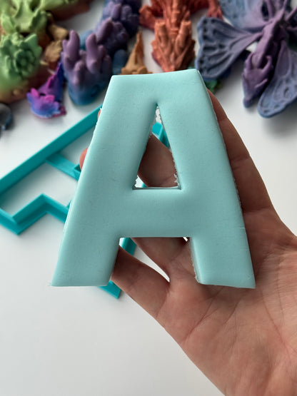 Plain letters Alphabet- cookie cutter