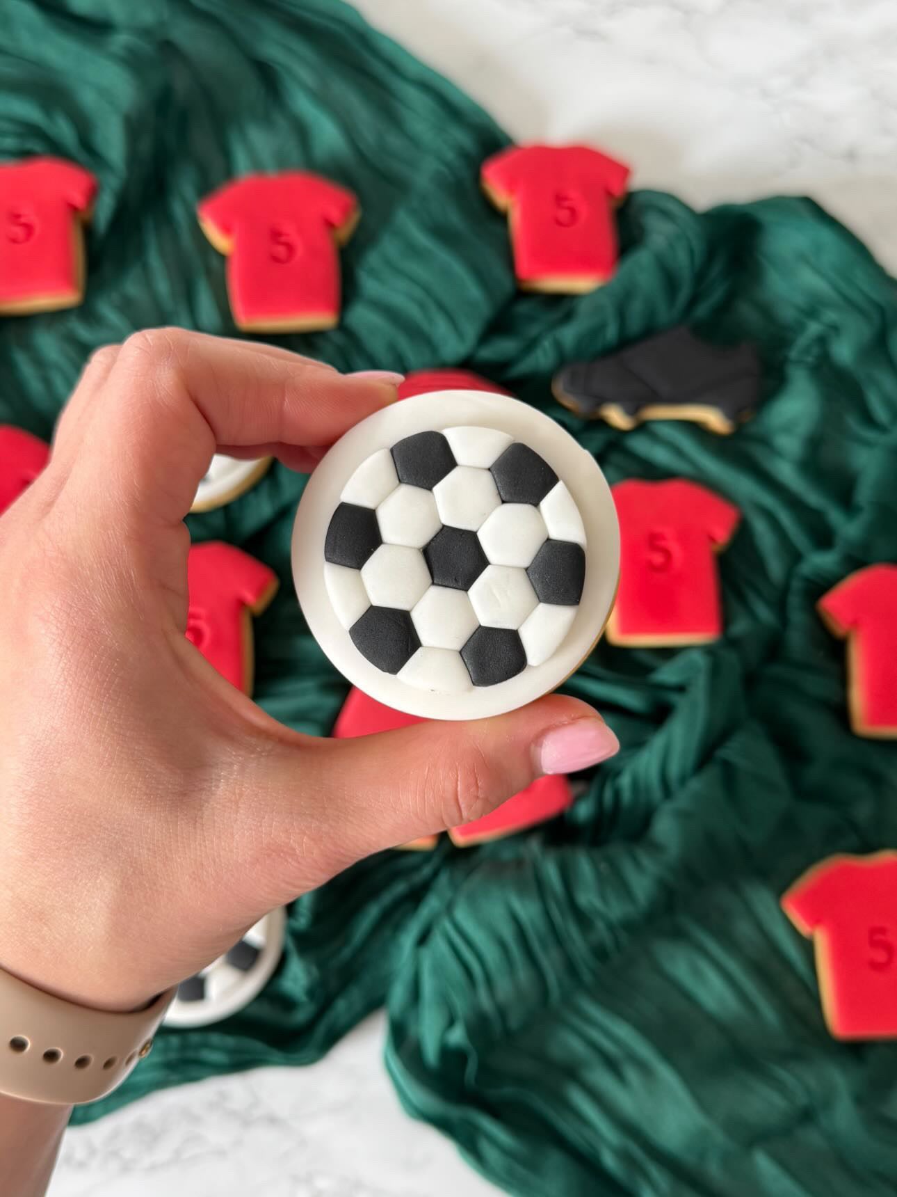 SET OF 4 Soccer / Football cookie cutters